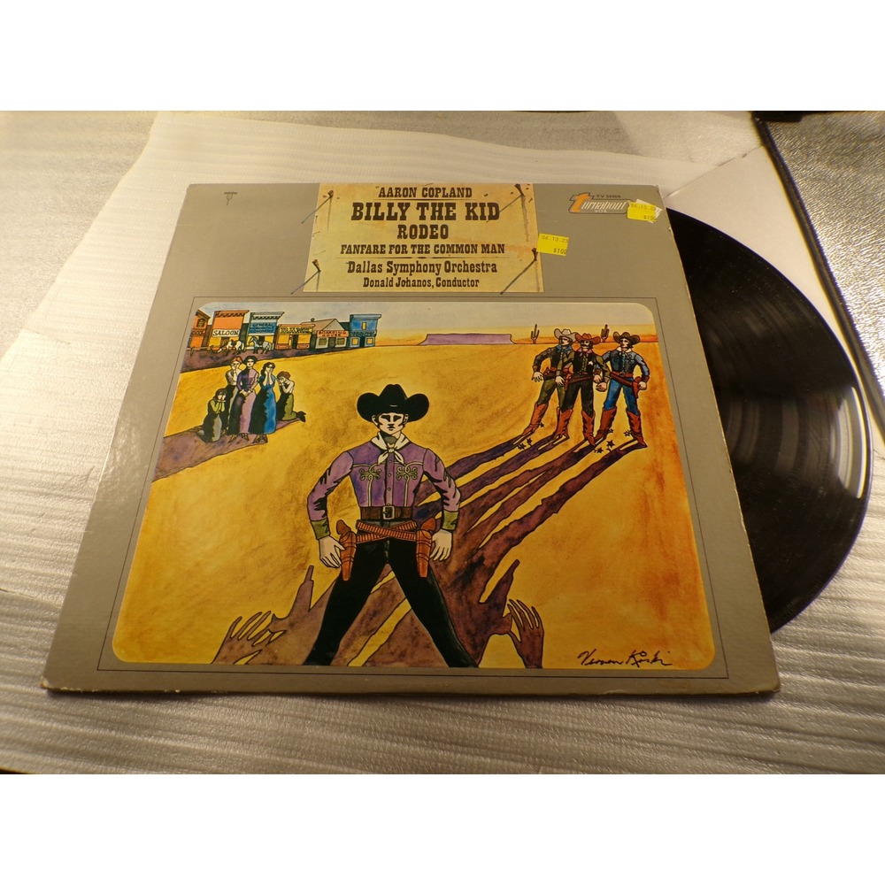 Aaron Copland Billy the Kid Rodeo Fanfare Dallas Symphony Turnabout TV 34169 LP